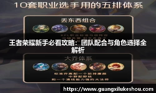 王者荣耀新手必看攻略：团队配合与角色选择全解析