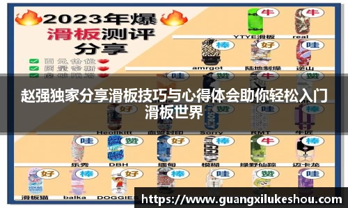 赵强独家分享滑板技巧与心得体会助你轻松入门滑板世界