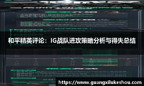 和平精英评论：IG战队进攻策略分析与得失总结