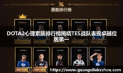 DOTA2心理素质排行榜揭晓TES战队表现卓越位居第一